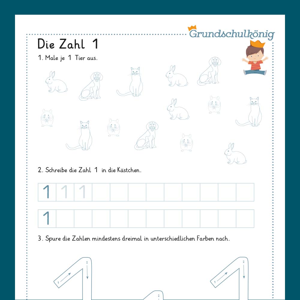 Königspaket: Erste Zahlen (Vorschule)