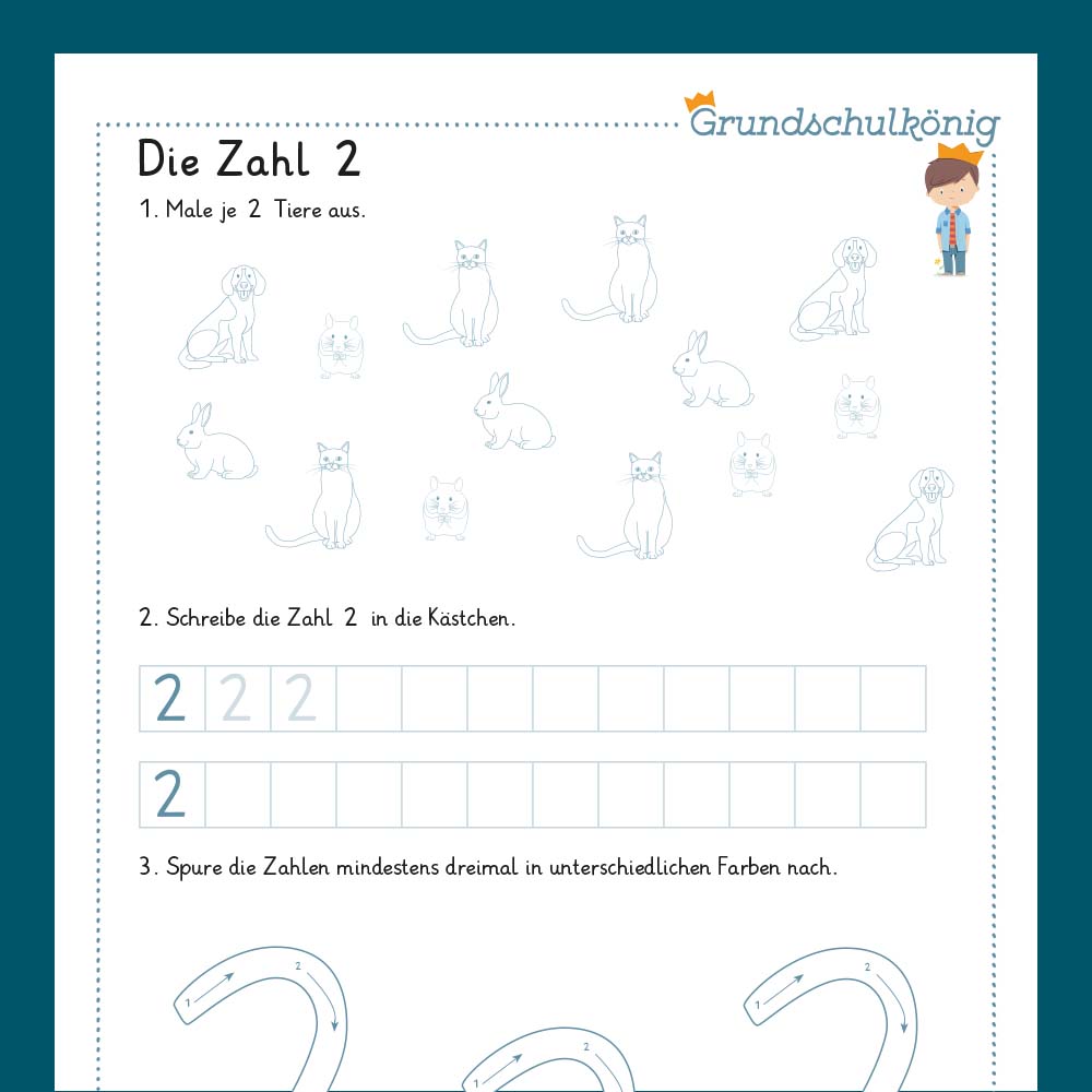 Königspaket: Erste Zahlen (Vorschule)
