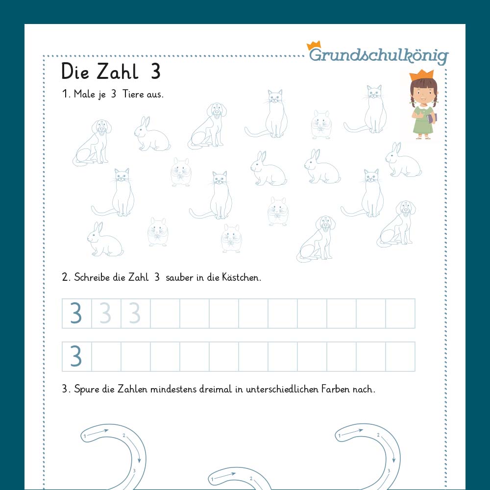 Königspaket: Erste Zahlen (Vorschule)
