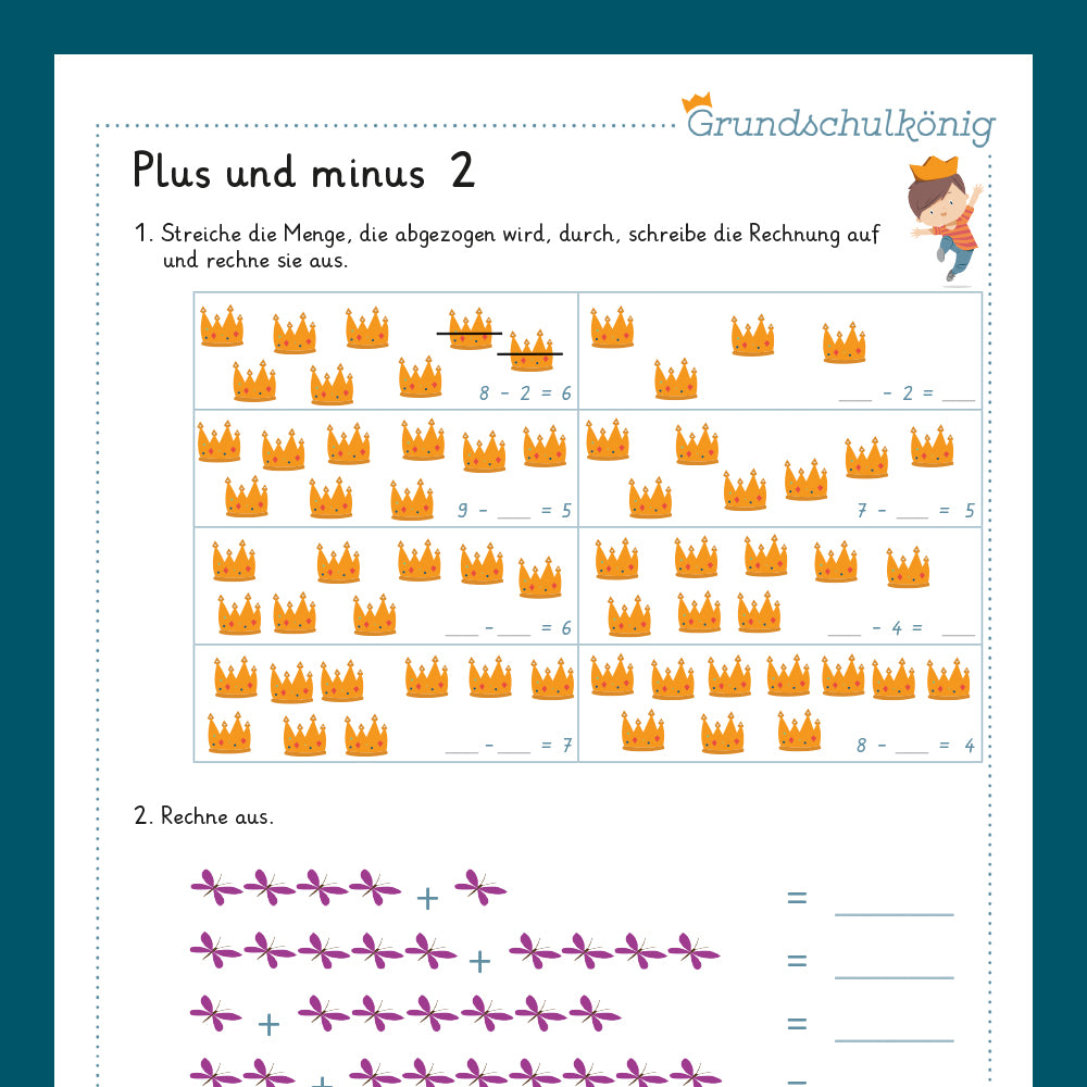 Königspaket Erstes Rechnen: Plus und Minus (Vorschule)