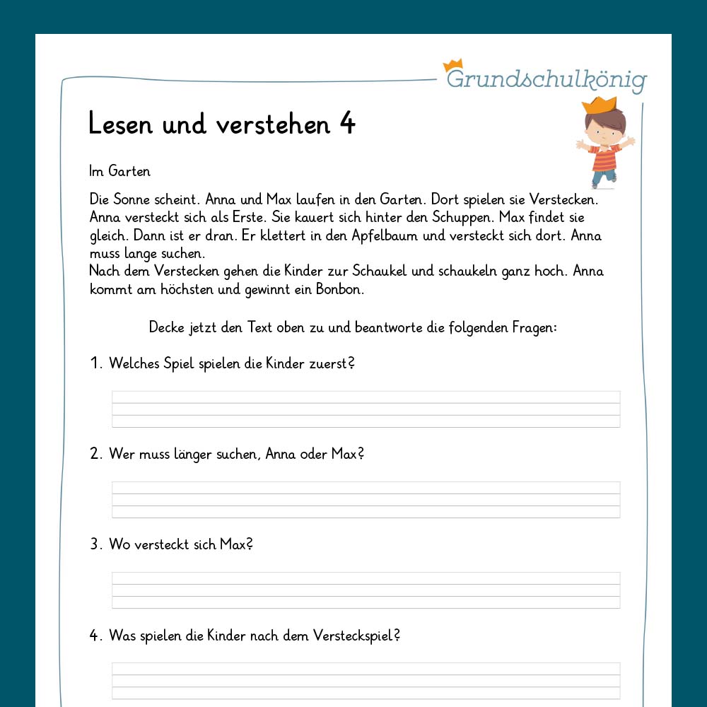 Königspaket: Lesen & Verstehen (Deutsch, 2. Klasse) - Inklusive Test ...