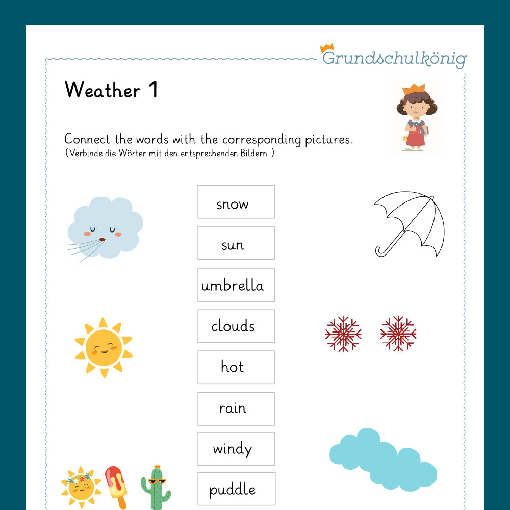 Königspaket: weather (Englisch, 3. & 4. Klasse)