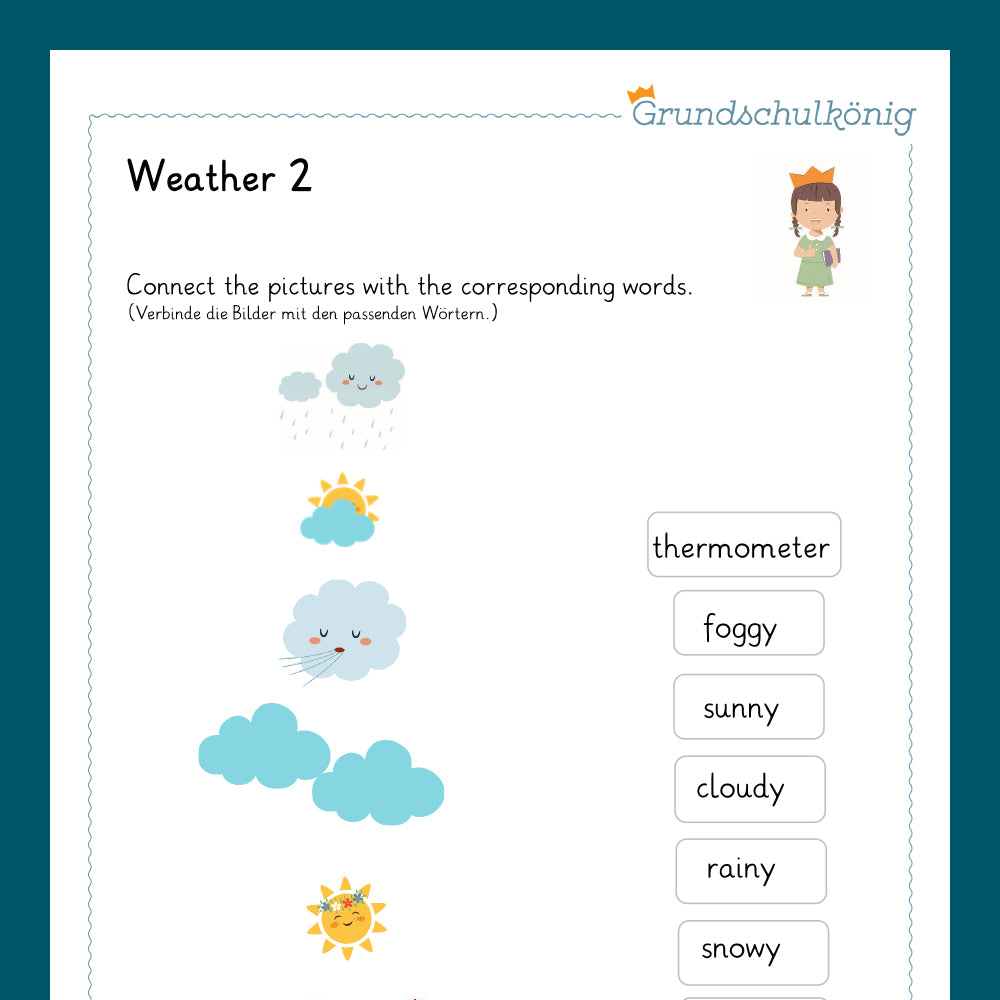 Königspaket: weather (Englisch, 3. & 4. Klasse)