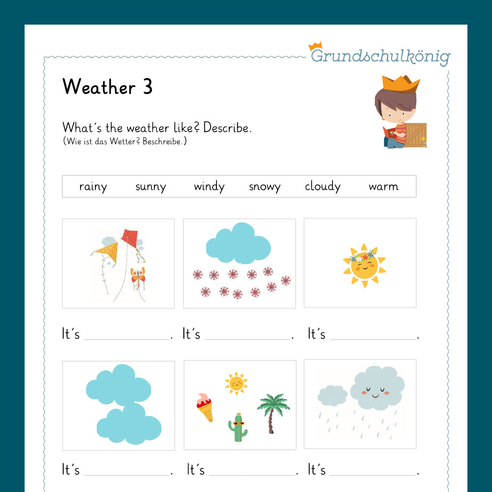 Königspaket: weather (Englisch, 3. & 4. Klasse)