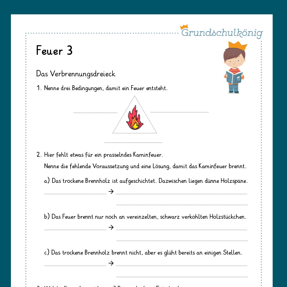 Königspaket: Feuer Und Feuerwehr (Sachkunde, 3. & 4. Klasse) - Inklusi ...