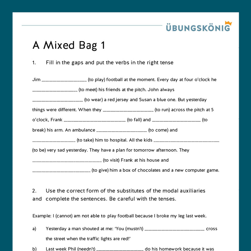 Königspaket A mixed bag (Englisch, 6. Klasse) Grundschulkönig GmbH