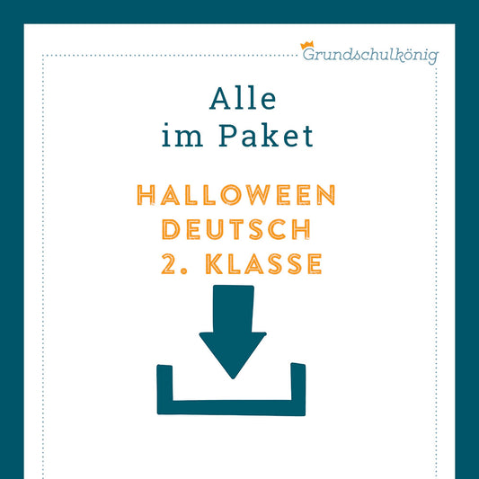 Königspaket: Halloween (Deutsch, 2. Klasse)