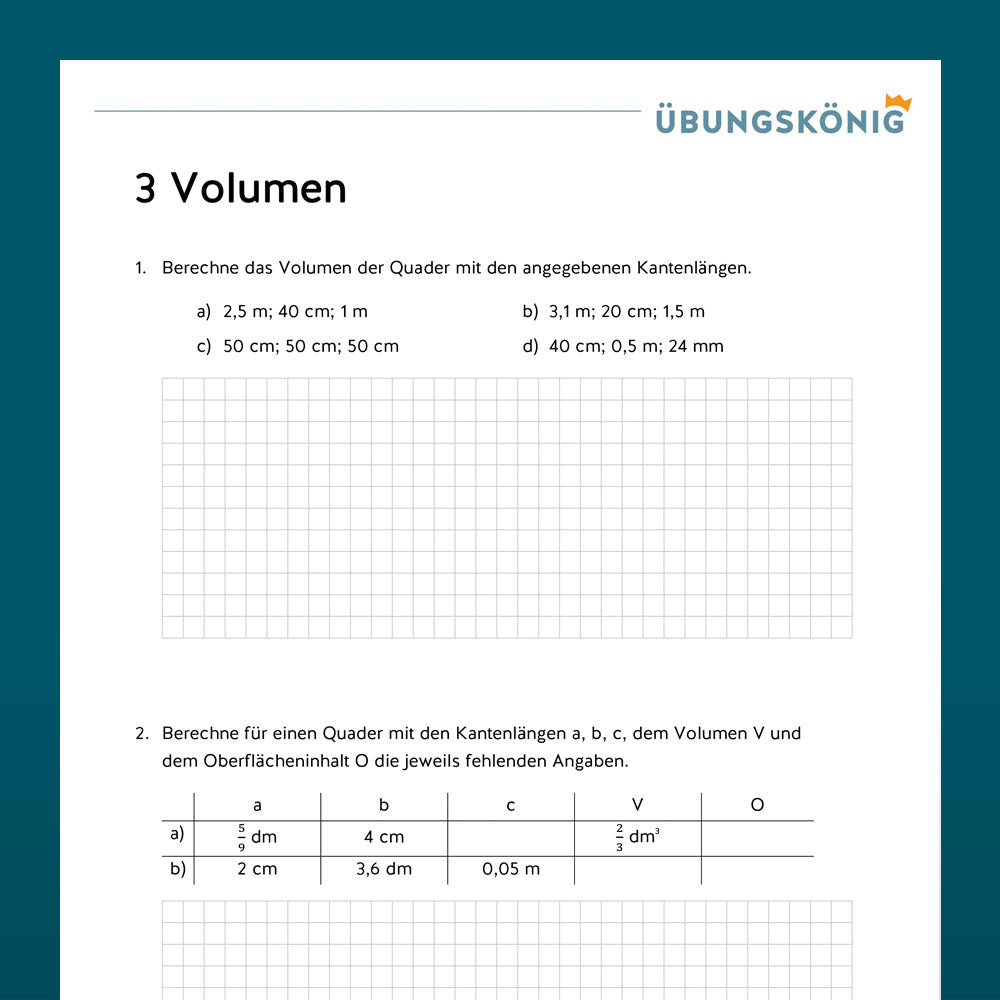 Günstiger im Set: Mathe, 6. Klasse: Wiederholung des Jahresstoffs Teil 1 + 2!