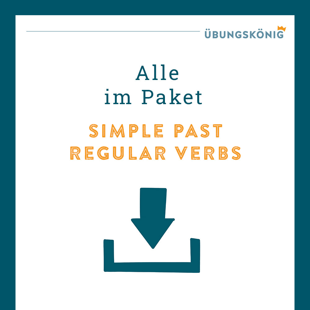 Königspaket: Simple Past - Regular Verbs (Englisch, 5. Klasse)