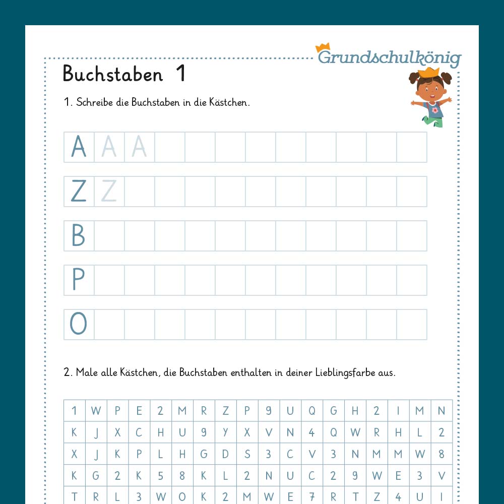 Grundschulkönig Vorschule
 Königspaket Erste Buchstaben Vorschule – Grundschulkönig GmbH