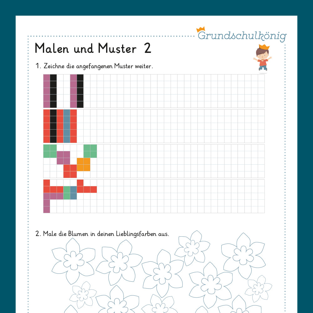 Königspaket Malen und Muster (Vorschule)