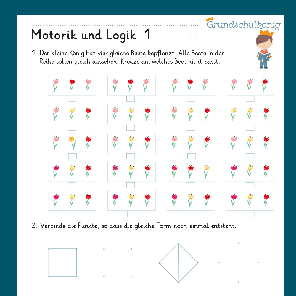 Königspaket Motorik, Logik & Knobeln (Vorschule)