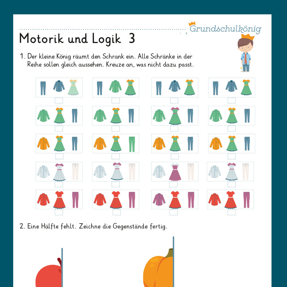 Königspaket Motorik, Logik & Knobeln (Vorschule)