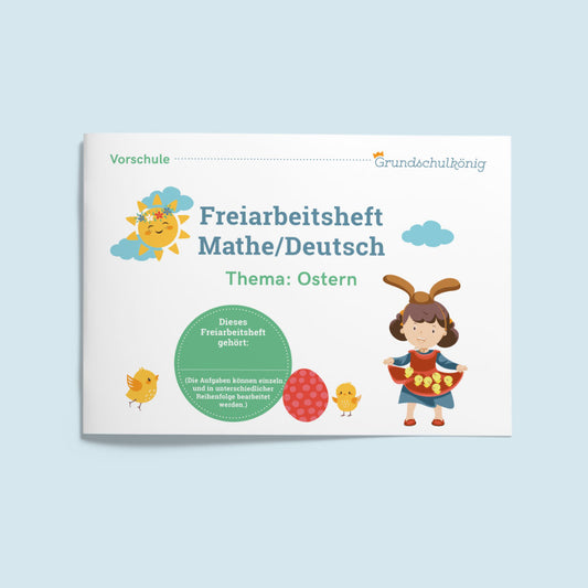 Freiarbeitsheft für die Vorschule: Ostern