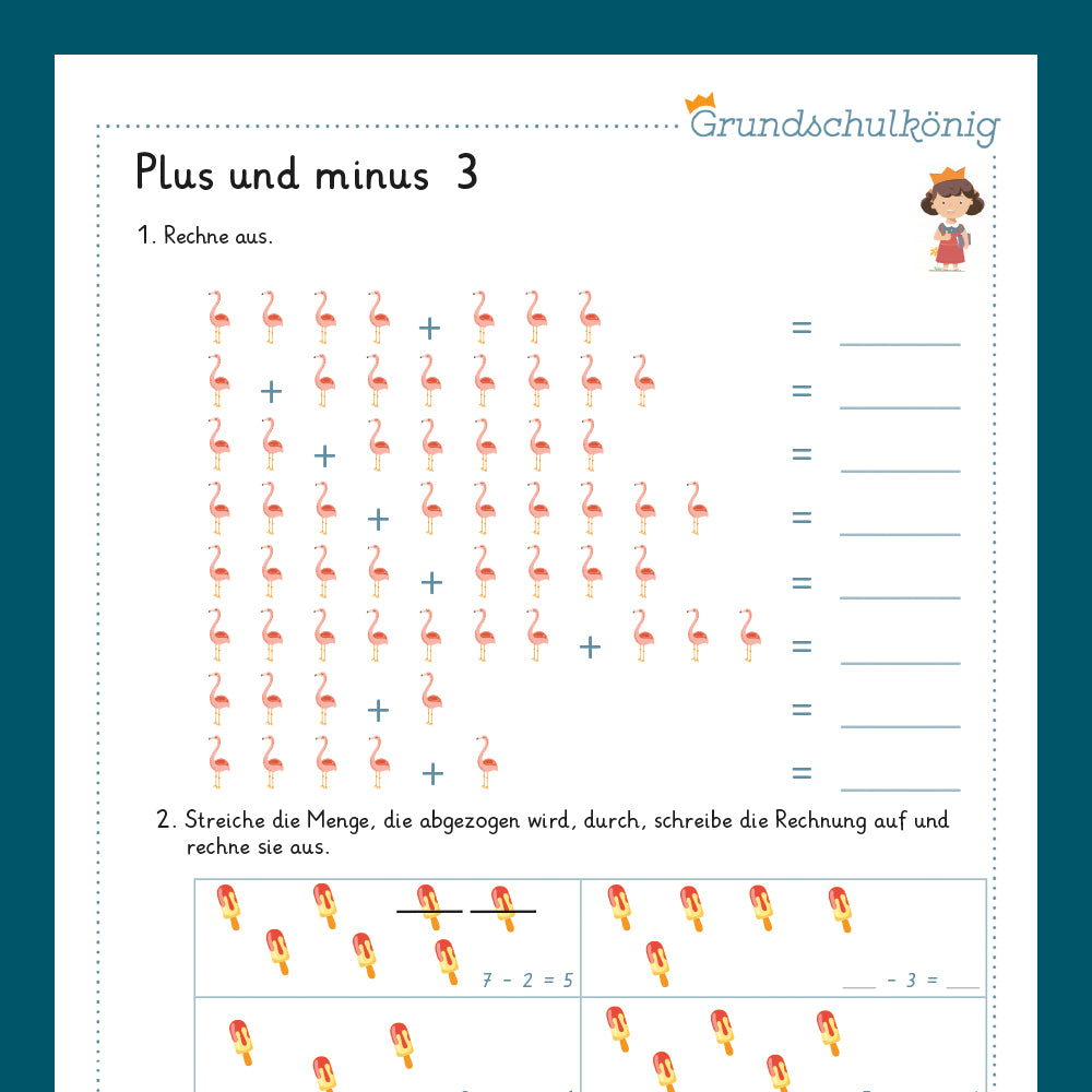 Königspaket Erstes Rechnen: Plus und Minus (Vorschule)