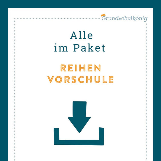 Königspaket: Logische Reihen (Vorschule)